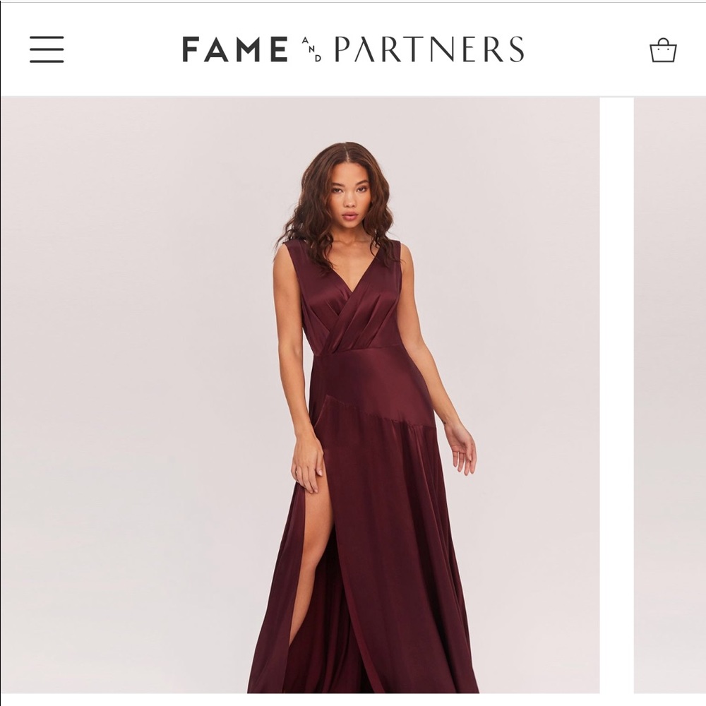 FAME and PARTNERS ESCALA GOWN MAXI DRESS BRAND NEW